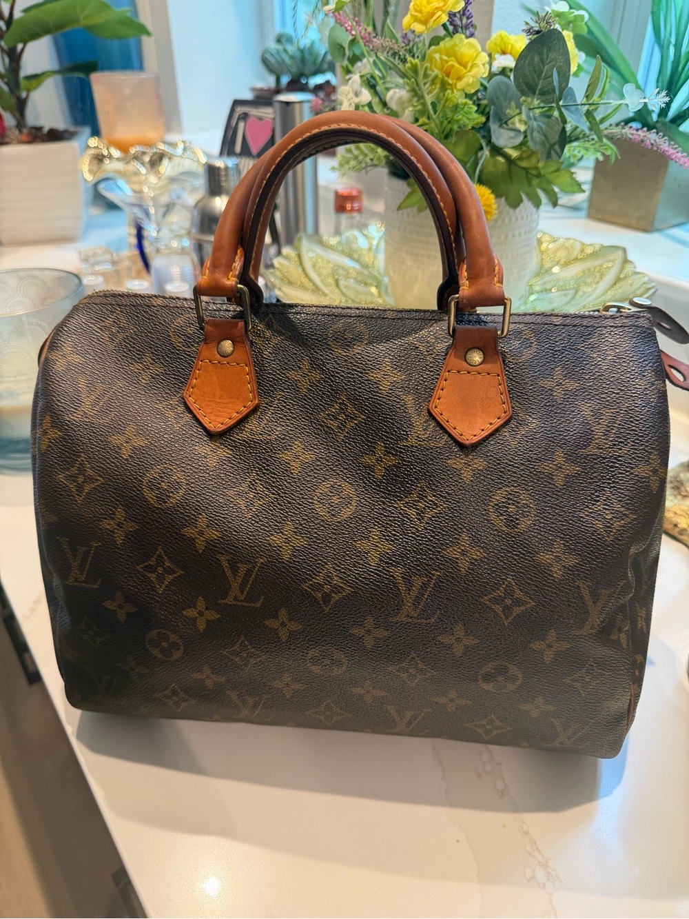 Authentic Louis Vuitton Monogram Speedy 30 Bag
